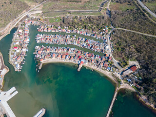 Aerial panorama of Chengene Skele - Fishing Village, Bulgaria