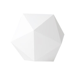 Realistic Icosahedron Illustration