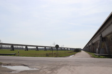 Magnetschnellbahn . Transrapid. Versuchsnalage Emsland.