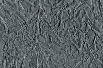 Gray texture of crumpled paper for background