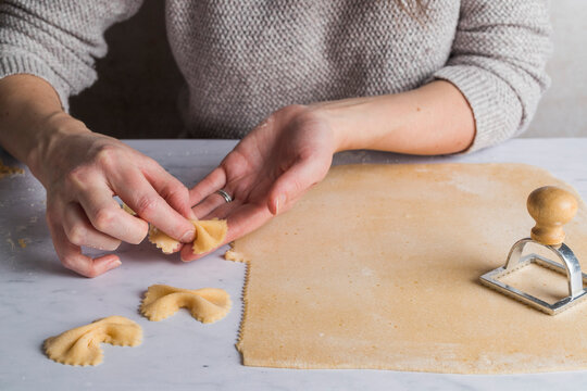 Making Fresh Farfalle Pasta