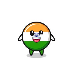illustration of an india flag character with awkward poses