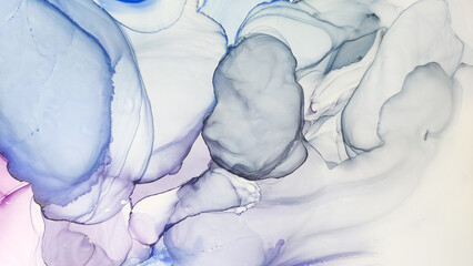 Naklejka premium Alcohol ink. Pink Marble Texture. Colorful Mixed