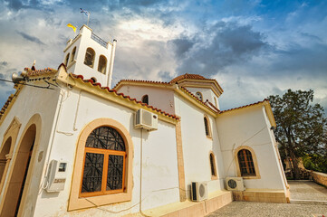 Taxiarchis church in Aegina , Greece