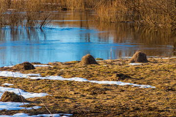 high water outside the city