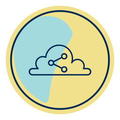 share cloud icon