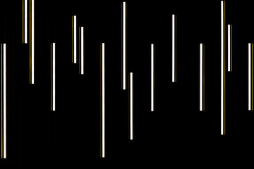 Modern neon lines texture on a black background. Rhythm light texture.