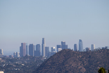 Fototapeta premium Skyline Hikes in the City of Angels