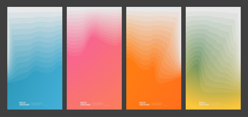 Colorful abstract liquid and fluid shape for banner and brochure design
