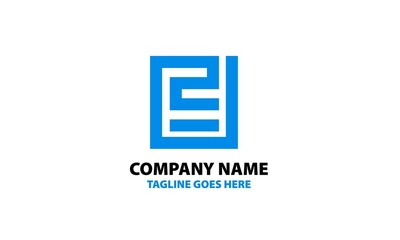 Obraz premium EU LETTER LOGO IS A PROFESSIONAL LOGO FOR YOUR BRAND