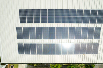 Solar cells on the roof, save the power