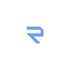 Abstract Modern Letter R Monogram Icon for Sleek and Creative Branding