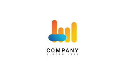Fototapeta premium Business Level Logo 