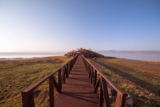 bridge towards the island
