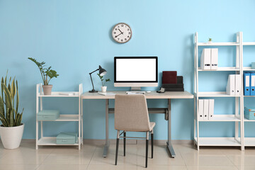 Interior of modern comfortable office