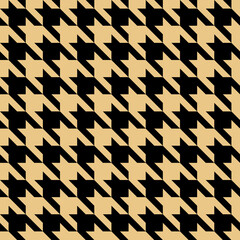 pied-de-poule, houndstooth, hounds tooth. vector seamless pattern. classic ornament. repetitive background. fabric swatch. wrapping paper. modern stylish design template for textile, home decor