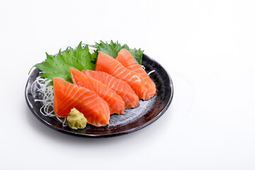 サーモンの刺身　sashimi	