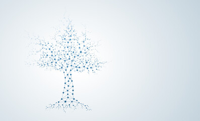 Digital network tree design philosophy for technology or medical business companies
