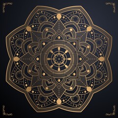 Luxury ornamental mandala design and vector file download