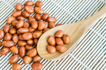 fried peanuts food