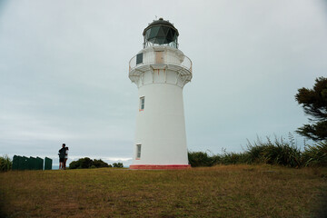 The View Around East Cape Lighthouse in Te Araroa, New Zealand.