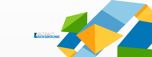 Abstract line and triangle background. Creative geometric abstract backdrop. Business template for wallpaper, banner, background or landing