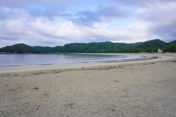 Yumigahama beach in Shimoda, Japan