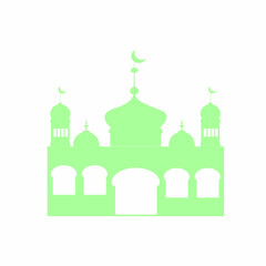 Taj mahal vector illustration mosque ramadan kareem.Fit for background ramadan islamic kareem.