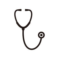 stethoscope icon vector illustration sign