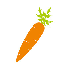 carrot icon vector illustration sign	