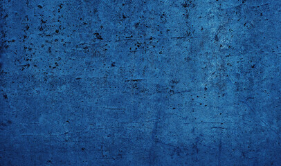 Blue cement wall background with abstract pattern in retro concept for wallpaper or graphic design