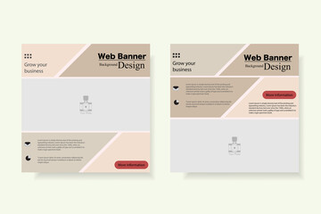 Business Social Banner Design Square Template