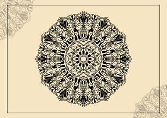 Mandala Pattern design Free Vector