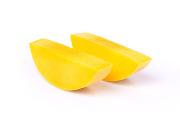 Mango fruit isolated on white background. Clipping path.