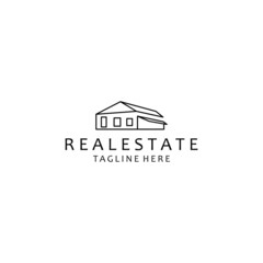 Realestate logo icon design vector template