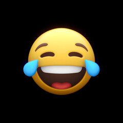 Laughing Smiley Face (Tear)