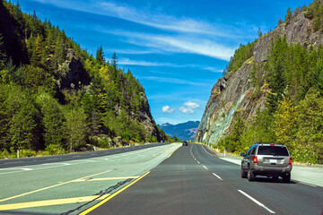Sea to Sky Highway,  The mountain road from Vancouver  to Whistler and Lillooet Town