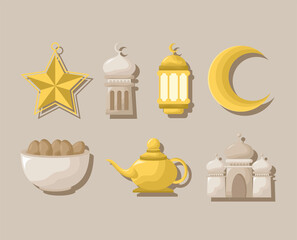 seven eid mubarak items