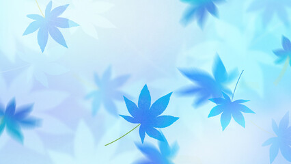 Cool background material using maple leaves