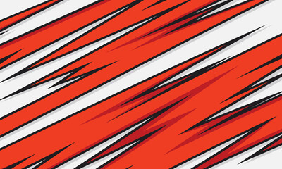 Abstract background with colorful sharp and spikes pattern. Abstract racing ornament