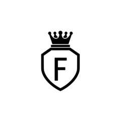 Initial letter F creative logo template design
