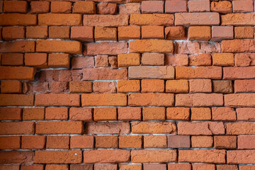 An old brick wall. Background for the photo. Background of stone wall texture photo