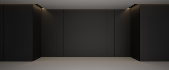 3d rendering interior scene, Empty room for background.