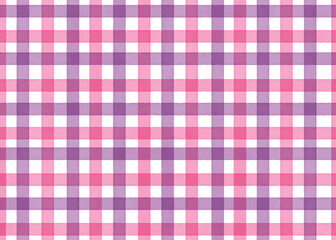 pink and purple watercolor plaid repeat seamless pattern