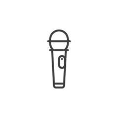 Microphone line icon