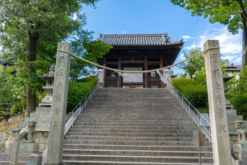 阿智神社の風景（倉敷市）