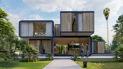 Stylish contemporary house
