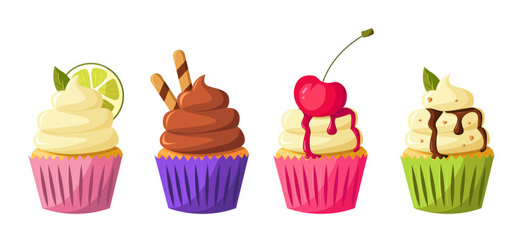 Cupcakes Cartoon Images – Browse 103,674 Stock Photos, Vectors, and Video |  Adobe Stock