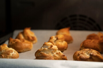 gougères maison au four