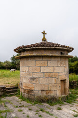 Old Pombal or dovecote at Santa Colomba de Carnota in Galicia, Spain